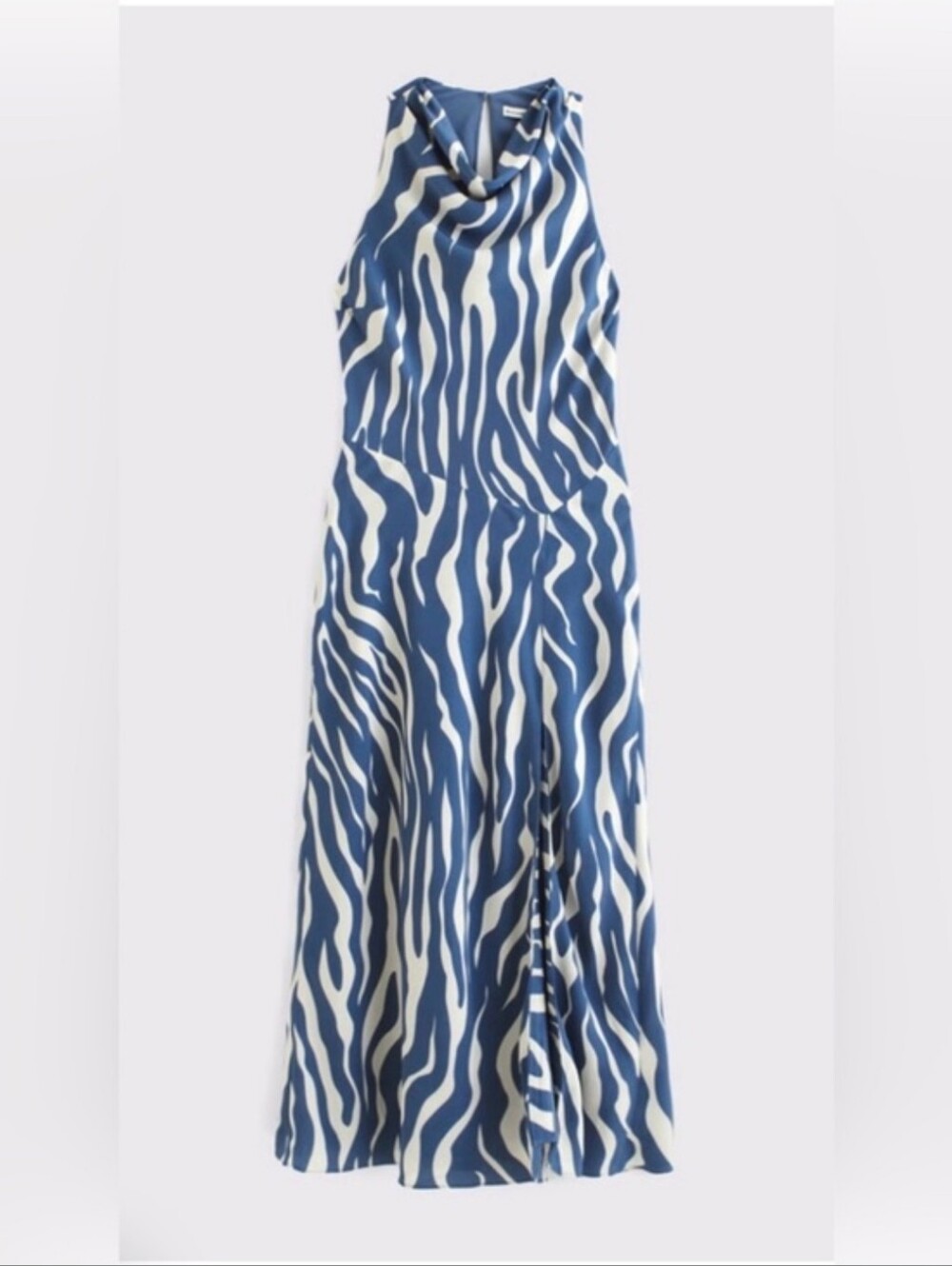 Abercrombie and Fitch Cowl Neck Midi Dress Sz M NWT
